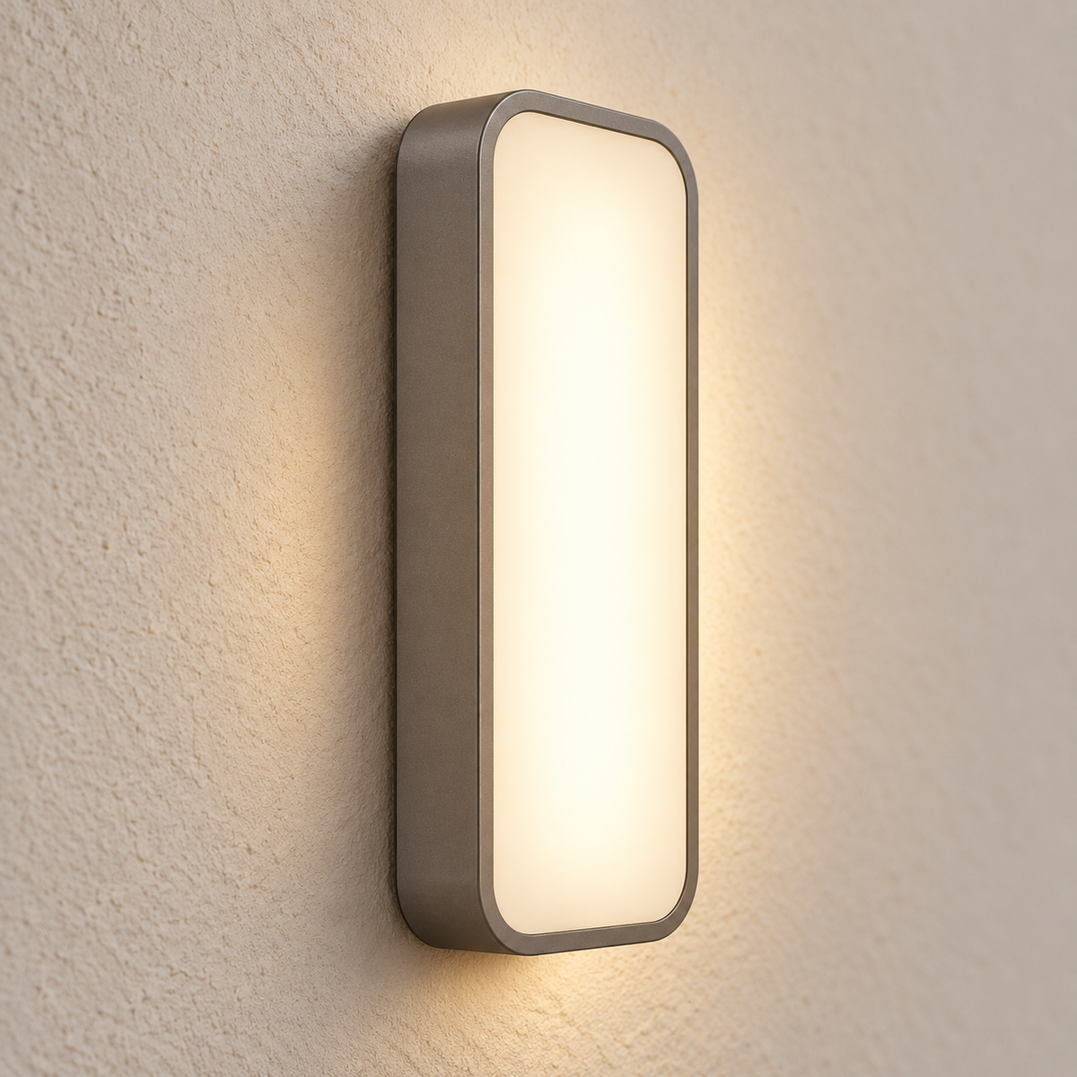 Brighthlier Modern Vertical Ambient Light – Minimal Rounded Accent Lamp