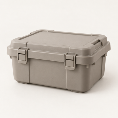 Brighthlier Latching Outdoor Storage Box – Portable Utility Organization Case