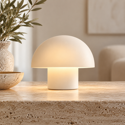 Brighthlier Minimal Mushroom Dome Table Lamp – Modern Ambient Lighting