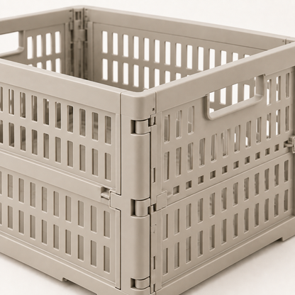 Brighthlier Collapsible Storage Crate – Folding Multi-Purpose Organizer