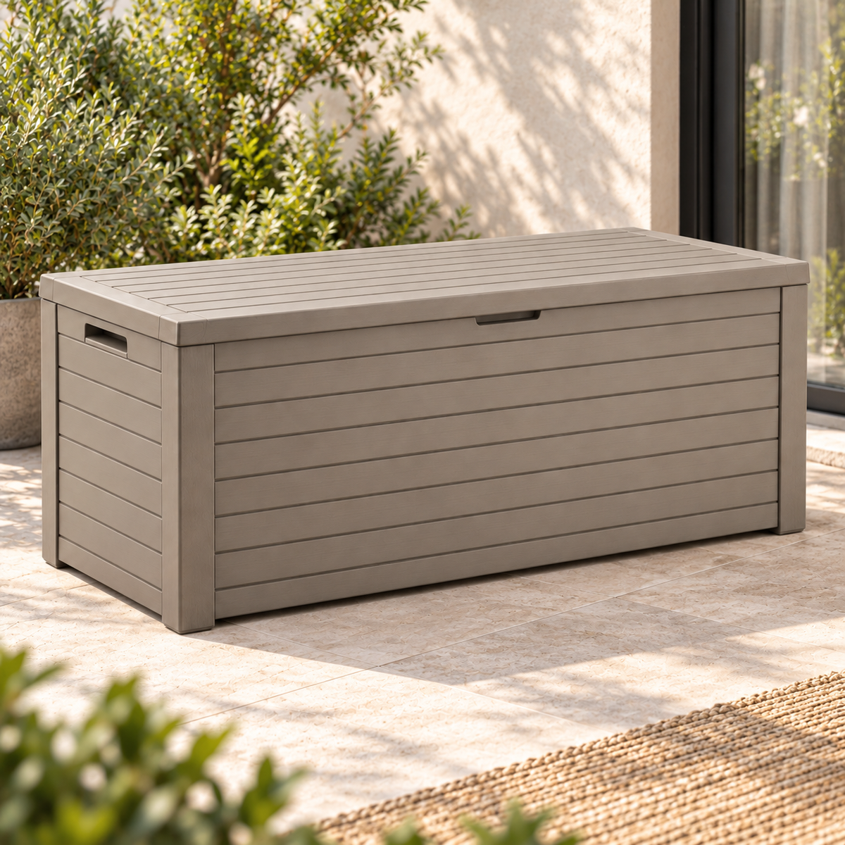 Brighthlier Large Outdoor Storage Deck Box – Patio & Garden Organization Chest