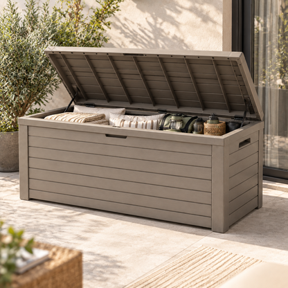 Brighthlier Large Outdoor Storage Deck Box – Patio & Garden Organization Chest